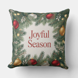 Coussin Classic Joyful Wreath