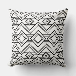 Coussin Classic Monochrome À damiers Élégance