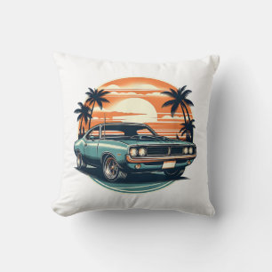 Coussin Classic Muscle Car Retro Style Vintage
