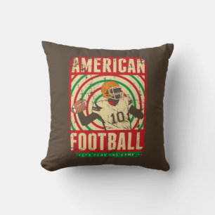 Coussin Classic Retro Vintage Grange Football Américain