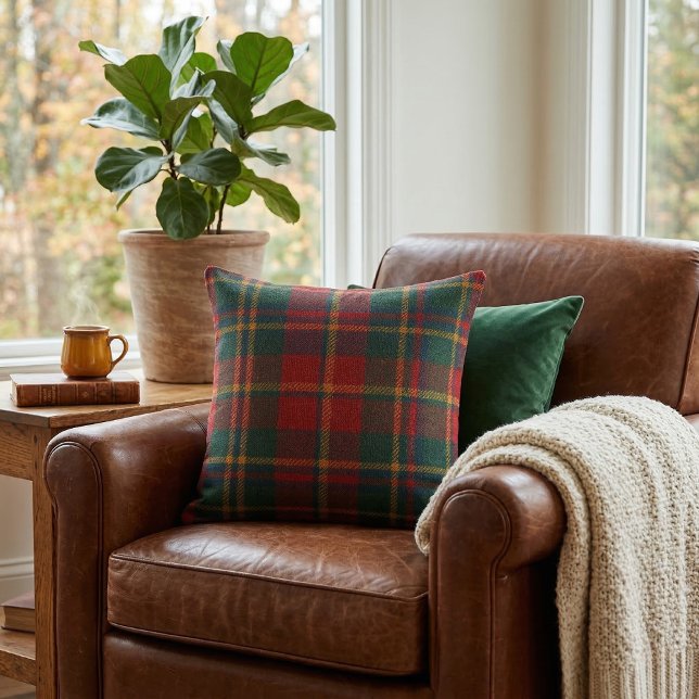 Coussin Classic Scottish Tartan Plaid (Créateur téléchargé)
