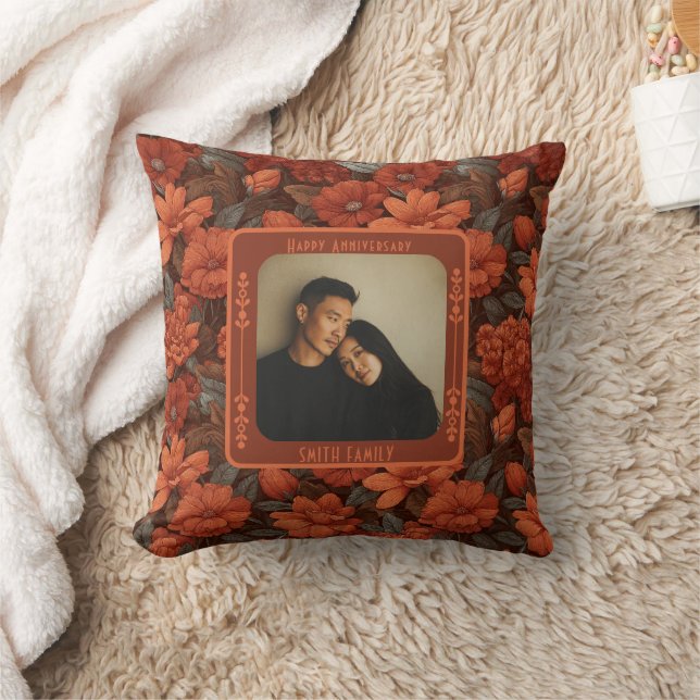 Coussin Classic Wedding 15Th Anniversary Throw Pillow  (Couverture)