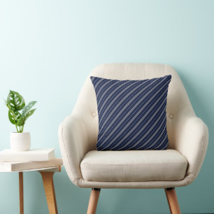 Coussin Classique bleu gris Gris Motif
