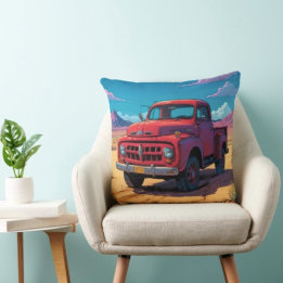 Coussin Classique camionnette américaine 
