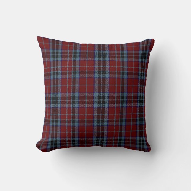 Coussin classique de plaid de tartan de MacTavish (Recto)
