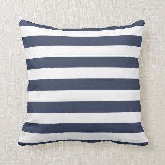 Coussin classique de rayure dans la marine