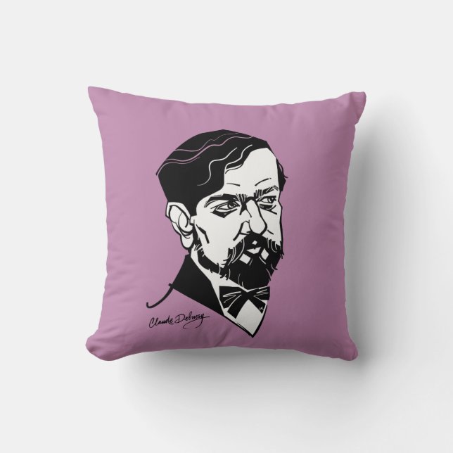 Coussin Claude Debussy (Recto)