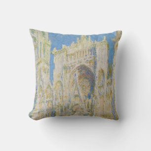 Coussin Claude Monet Cathédrale de Rouen Portail Lumière d
