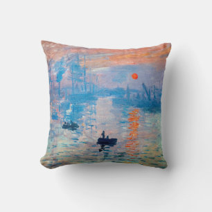 Coussin Claude Monet - Impression, lever de soleil