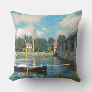 Coussin Claude Monet Le pont d'Argenteuil (1874)