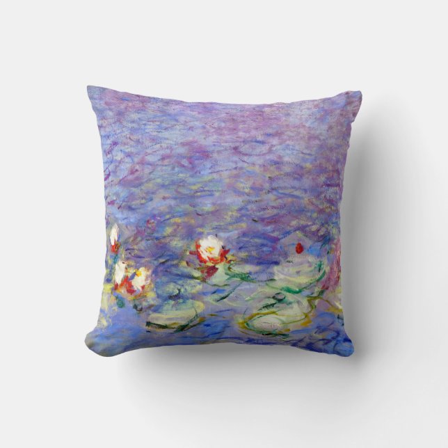 Coussin Claude Monet - Lys d'eau (Recto)