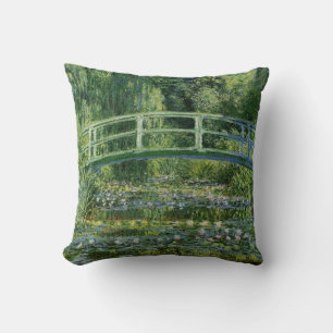 Coussin Claude Monet Nymphéas et Pont Japonais