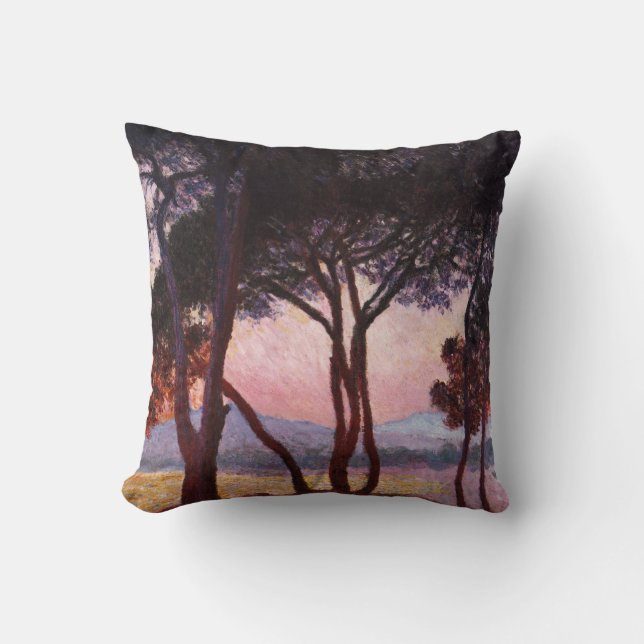 Coussin Claude Monet : Pins (Recto)