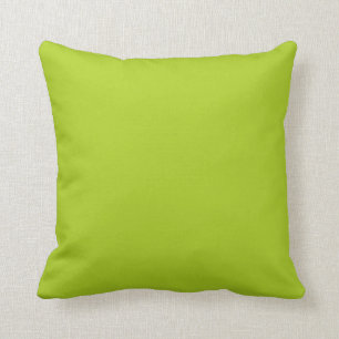 Coussin Clé Lime Vert Jaune Solid Tendance Couleur Arriè