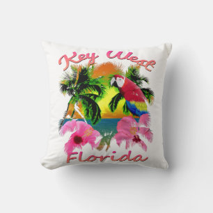 Coussin Clé tropicale West Florida Keys