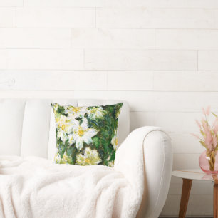 Coussin Clematis blanc par Claude Monet