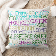 Coussin Cloud Word Salesforce