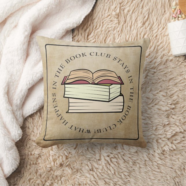 Coussin Club de lecture (Couverture)