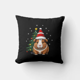 Coussin Cochon de Guinée à Noël