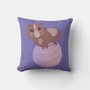 Coussin Cochons d'Inde mignons en exercice
