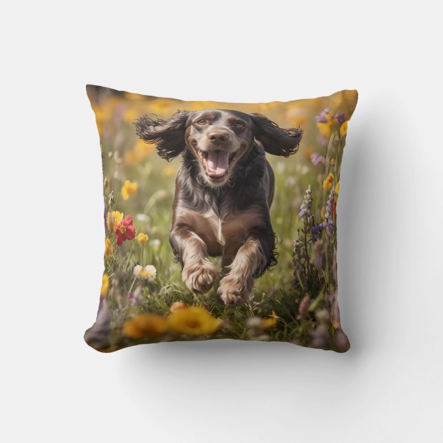 Coussin Cocker Spaniel Élégant Jeu d'oreiller (Recto)