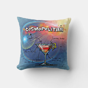 Coussin Cocktail cosmopolite (#2 sur 12 jeux de recettes d