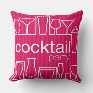 Coussin Cocktail rose