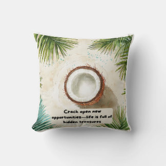 Coussin Cocotier amusant et motivant