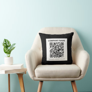 Coussin Code QR modifiable et conception personnalisée sim