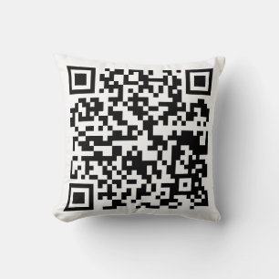 Coussin Code QR sur un