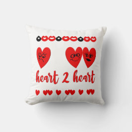 Coussin Coeur à coeur