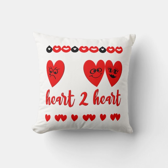 Coussin Coeur à coeur (Recto)