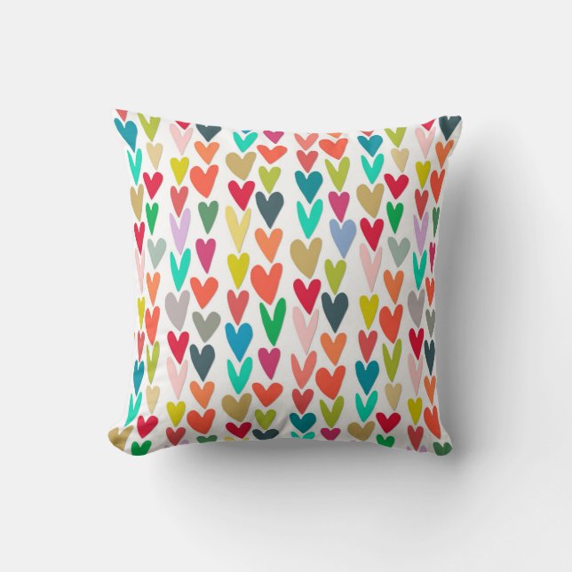 Coussin coeur confetti (Recto)