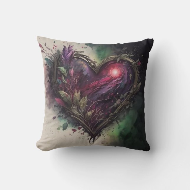 Coussin Coeur couleur (Recto)