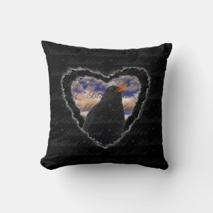 Coussin Coeur de merle par la cuisinière d'Alexandra