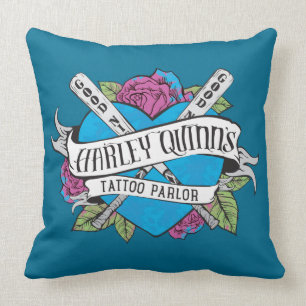 Coussin Coeur de salon de tatouage du suicide peloton  