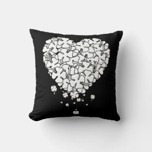 Coussin Coeur de trèfle
