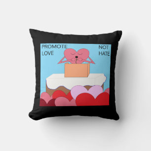 Coussin Coeur Donner un discours sur l'amour :
