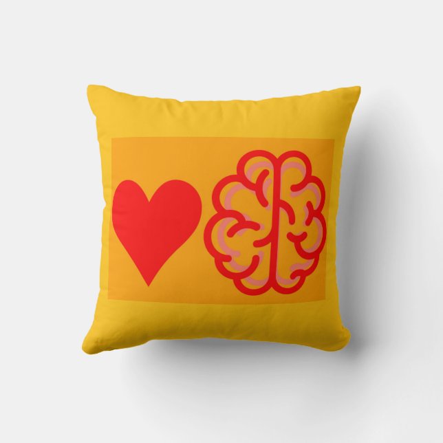 Coussin Coeur et esprit (Verso)