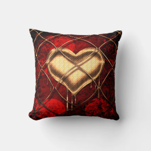 Coussin Coeur gothique personnalisé