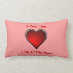 Coussin - coeur je t'aime de tout mon coeur