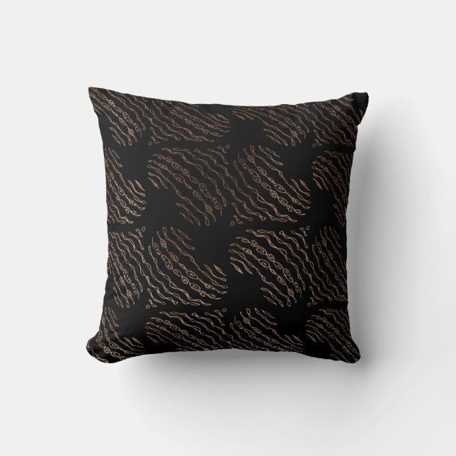 Coussin Coeur motif sans couture ornement Saint-Valentin (Recto)