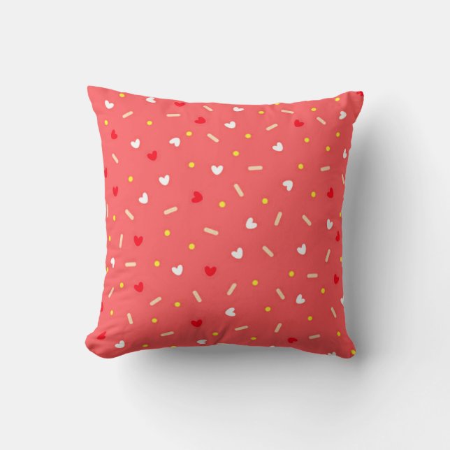 Coussin Coeur rose (Recto)