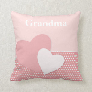 Coussin Coeur rose d'amour