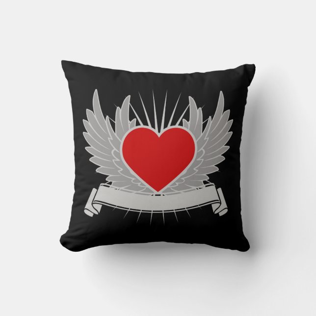 Coussin Coeur rouge (Recto)