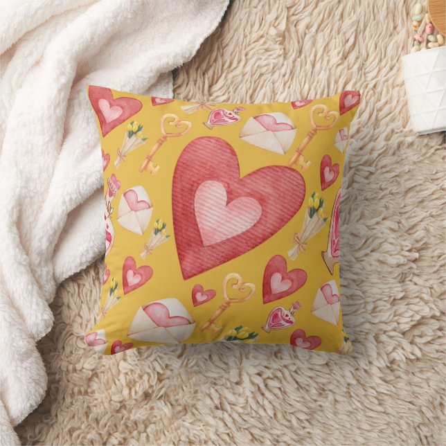 Coussin Coeurs (Couverture)