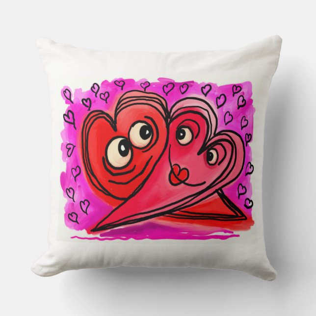Coussin Cœurs (Recto)