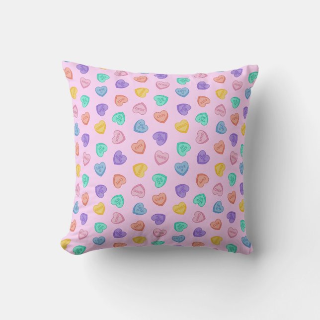Coussin Coeurs de bonbons (Recto)