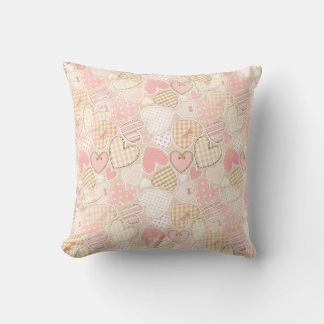 Coussin Coeurs de pays (Recto)