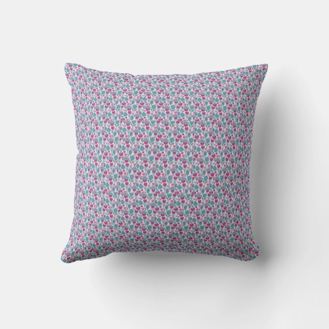Coussin Coeurs et tullips (Verso)